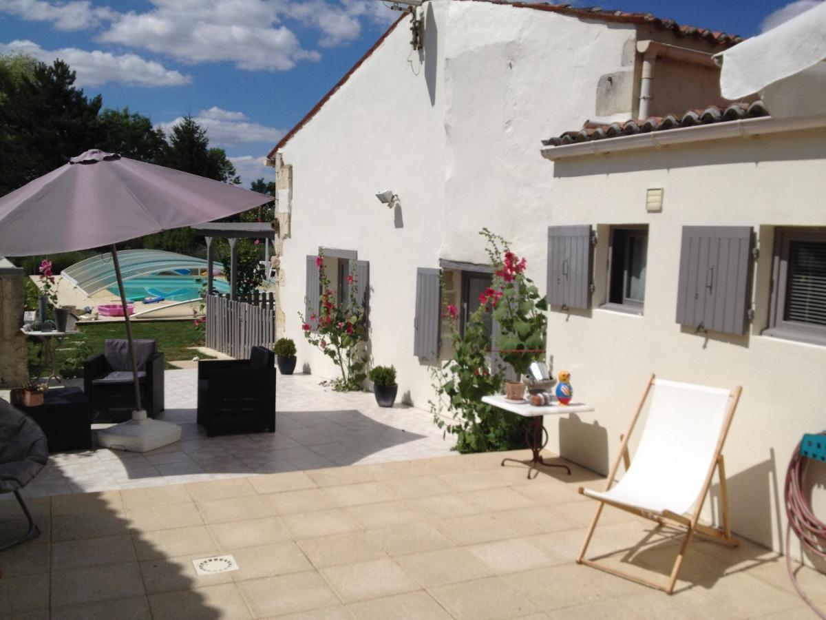 Studio Avec Piscine Privee Jardin Clos Et Wifi A Saint Jean D'Angely Eksteriør bilde